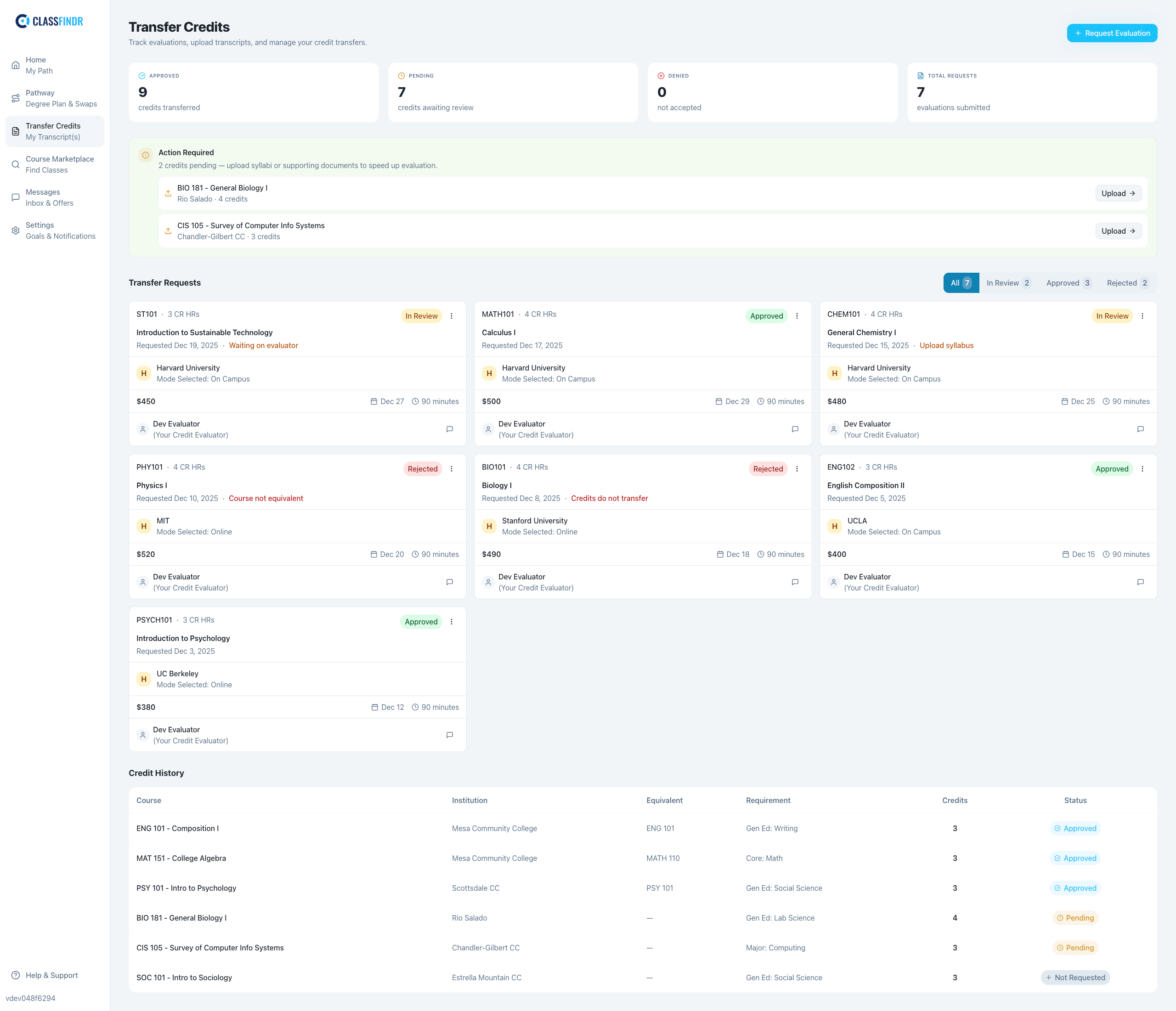 Transfer – Desktop